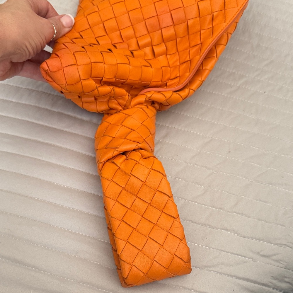 Bottega Veneta Intrecciato Twist Bag - Orange Handle Bags ... - Picture 9 of 14